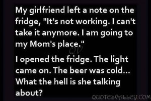 ... Note On The Fridge, It’s Not Working, I Can’t Take It Anymore