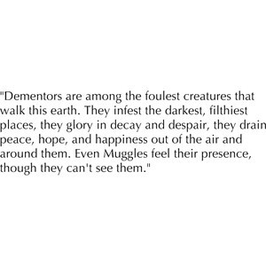 Dementors AKA depression