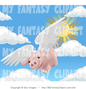 When Pigs Fly Clip Art