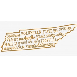 Tennessee Phrases 8x18 Stencil