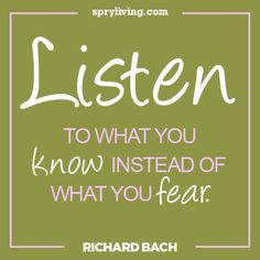 Richard Bach #quote spryliving.com More