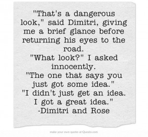 Vampire Academy Quotes | Dimitri & Rose