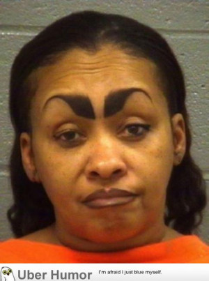 Biggest Hipster Ever? The upside down eyebrow moustache…