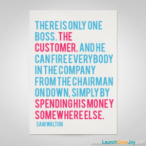 Great quote from Sam Walton