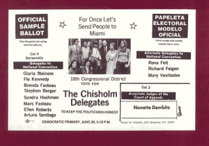 Shirley Chisholm Quotes