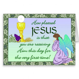 First Holy Communion Card