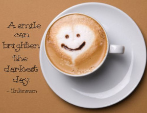 Smile Can Brighten the Darkest Day” Word-Art Freebie