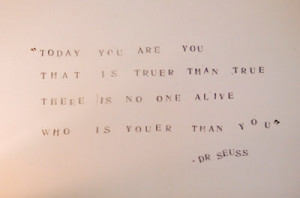 Youer Than You - Dr. Seuss Nursery Ideas