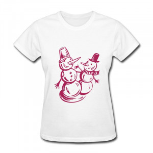 Custom Gildan Girls Shirt Snowmen Love Quote T-Shirts for Lady With ...