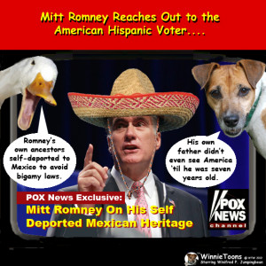 Mitt Romney’s Personal Family History of Self Deportation