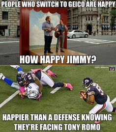 do love a good football joke. especially at Romo's expense.why can't ...