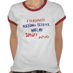 Funny Nursing School Graduation Shirts @Louise-clémence Grenier.com