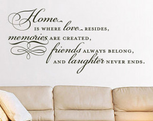 Quotes About Family And Friends And Memories Quote - family wall decal