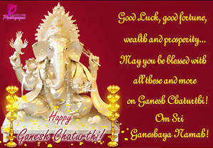 Happy Ganesh Chaturthi Wishes and SMS with Cards and Poems