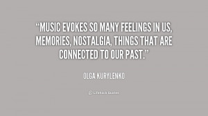 Music evokes so many feelings in us, memories, nostalgia, things that ...
