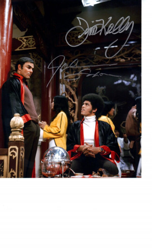 jim kelly amp john saxon enter the dragon