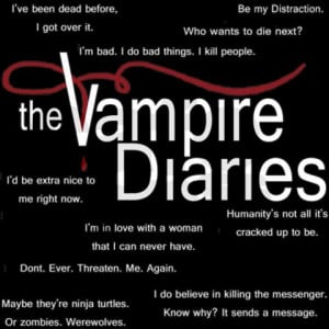 Vampire Love Quotes And Sayings Vampire diaries quotes