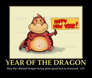 YEAR OF THE DRAGON-HAPPY NEW YEAR-CUTE WISH