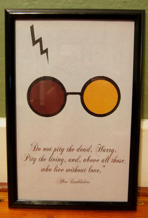 Harry Potter inspired love Movie Quote Print 11X17