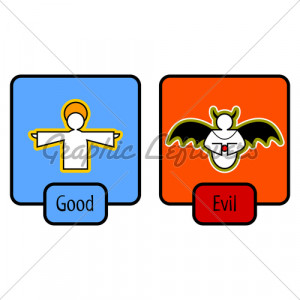 Good And Evil Symbols · GL Stock Images