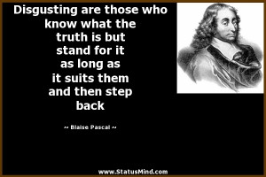 ... suits them and then step back - Blaise Pascal Quotes - StatusMind.com