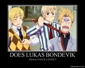 Hetalia Choking Denmark