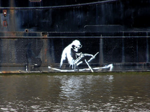 Grim Reaper Death Banksy Graffiti Street Art printing wall poster 24 ...