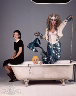 Still of Christina Ricci, Winona Ryder and Cher in Mermaids (1990)