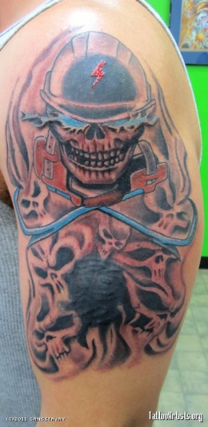 Back > Gallery For > Power Lineman Tattoos