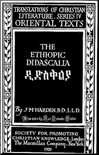 Ethiopic Didascalia The...