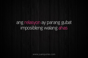 Funny Tagalog Love Quotes & Pick Up Lines