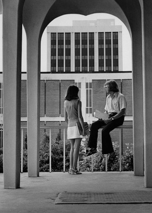 Dalton tower from Kennedy - 1971 by UNC Charlotte - Stake Your Claim