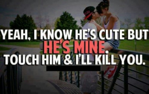 He's mine