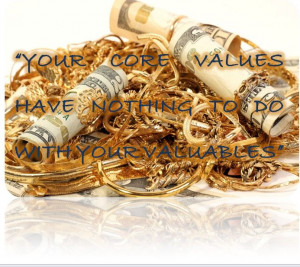 Quote on personal values