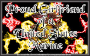 Proud Girlfriend Of Marine