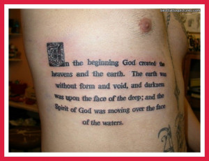 Bible Quotes About Life Tattoos: Bible Quotes Tattoos About Life ...