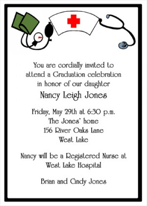 Nurse Graduation Invitation Cards areBecoming Very Popular!