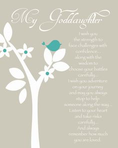 goddaughter quotes, god daughter gifts, godchild gift, gifts for ...