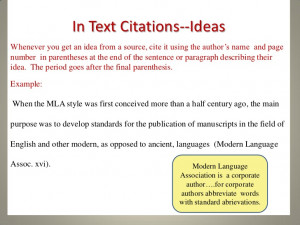 Mla In Text Citation Unknown Author