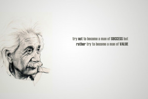 Albert Einstein famous quotes saying scientists wallpaper