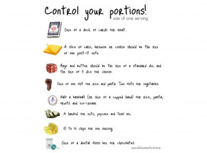 Portion control is everything during the holiday season, but you ...