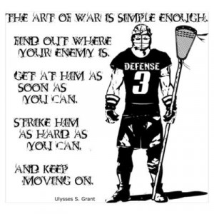 CafePress > Wall Art > Posters > Lacrosse USG Quote 2 Poster