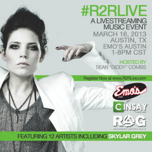 Skylar Grey DXCIV :: Rags 2 Riches Live – Live Stream | Flyer