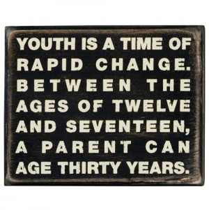 youth is a time of rapid change funny facebook quote