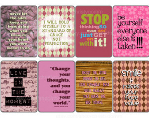 Printable Quote Cards - 300 dpi - for scrapbooking, cards, invitations ...