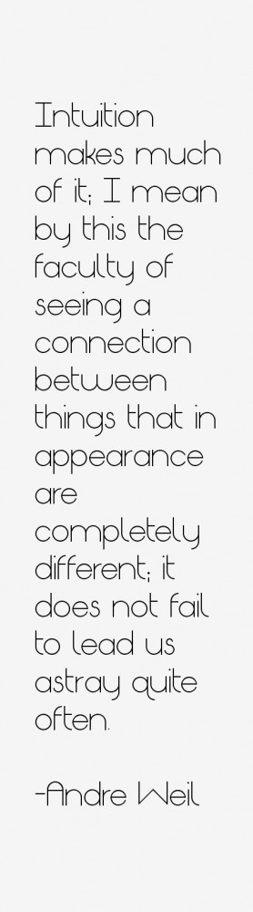 Andre Weil Quotes & Sayings