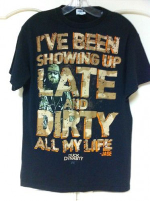 Mens Duck Dynasty T-shirt Black Size Med Jase Quote Excellent ...