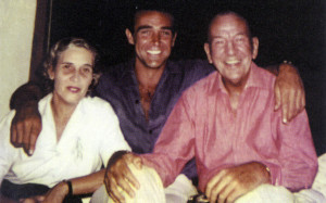 Noel Coward with Sean Connery and Blanche Bakewell in Jamaica