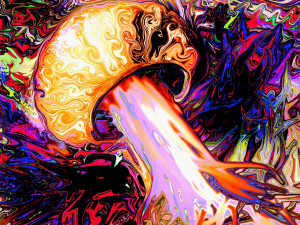 Home > Abstract > Trippy Mushroom Backgrounds