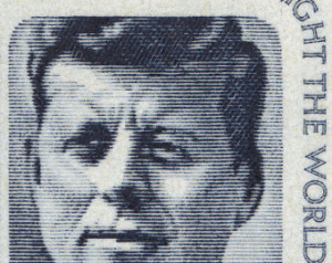 JFK 8x13 Mounted Canvas Print of John F Kennedy Eternal Flame Postage ...